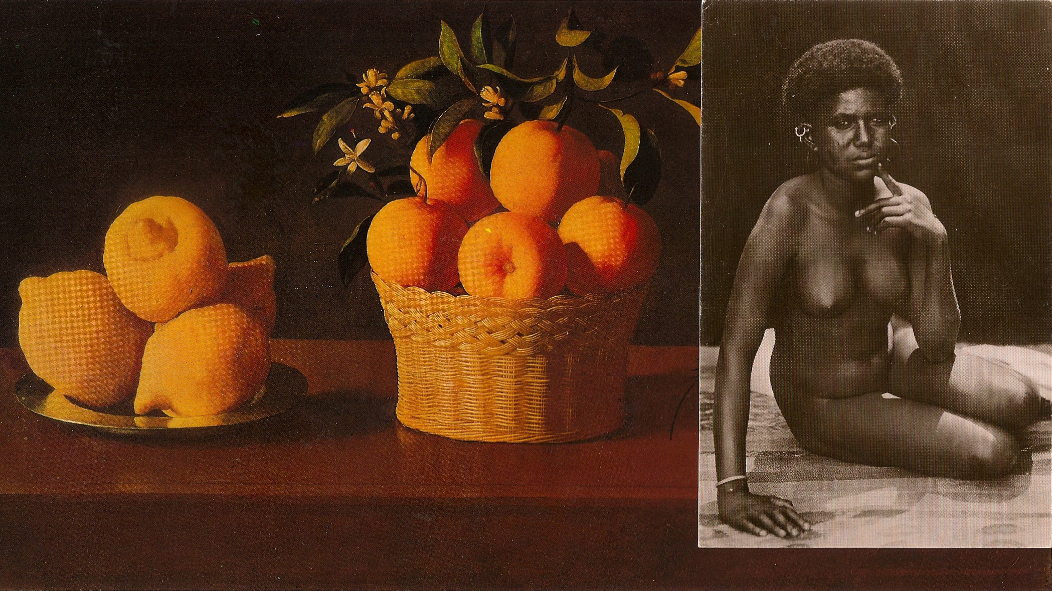 Sur la Table, 2015, photomontage, 34.4 x 16.1 cm