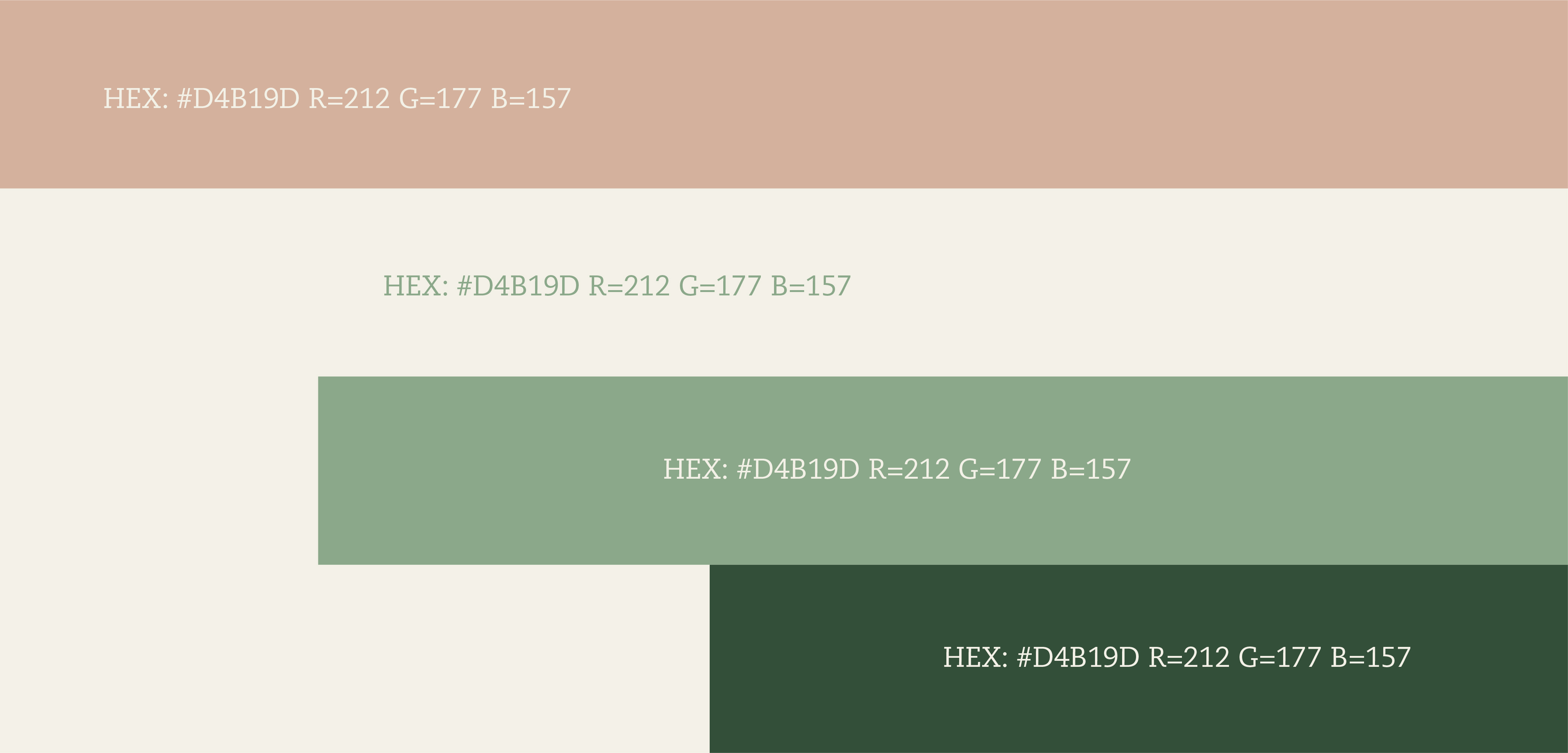 General Colour Scheme