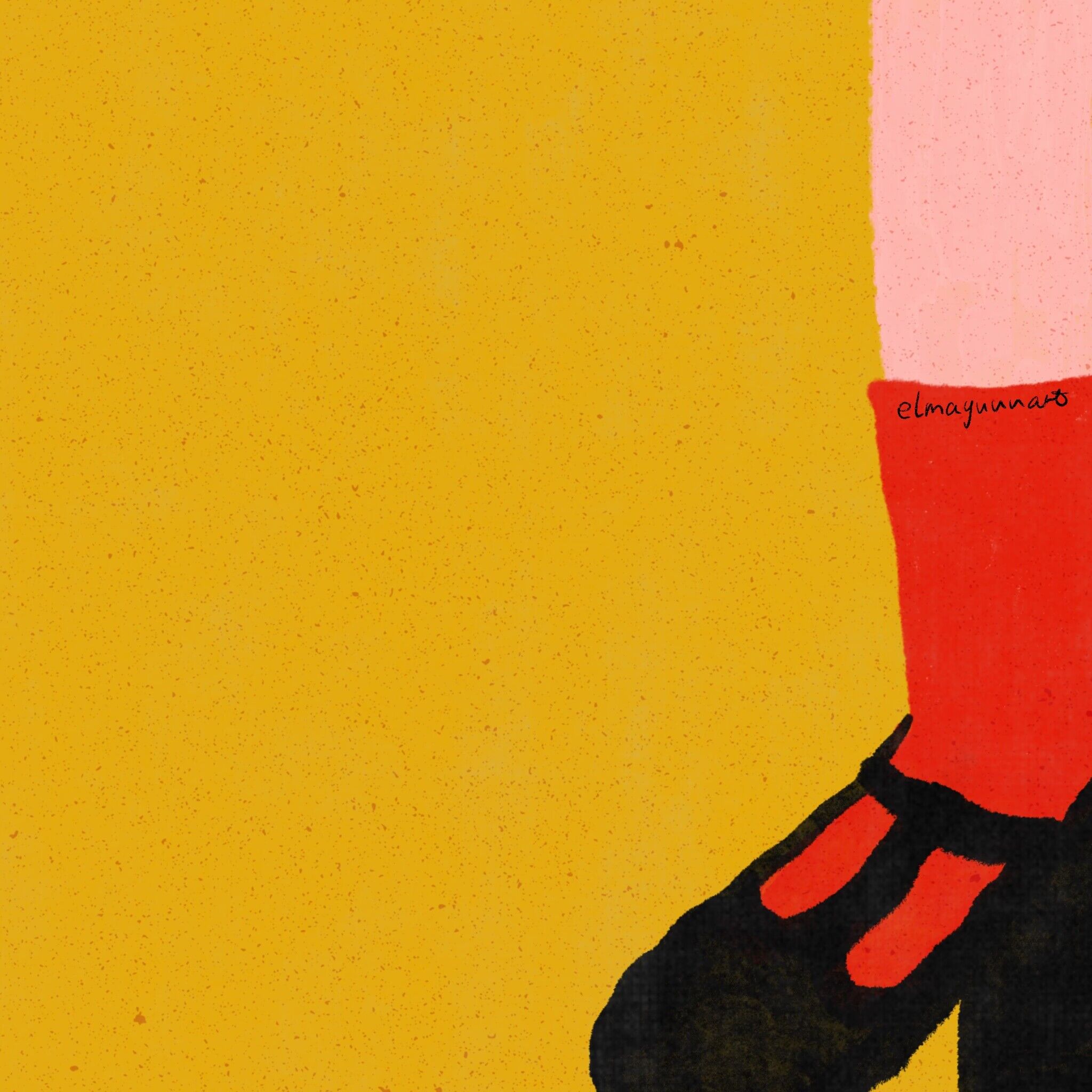 sketches-black sholes and the red socks