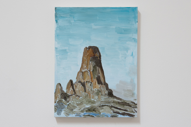 Montanha, 2016, &oacute;leo sobre tela, 50 x 40 cm