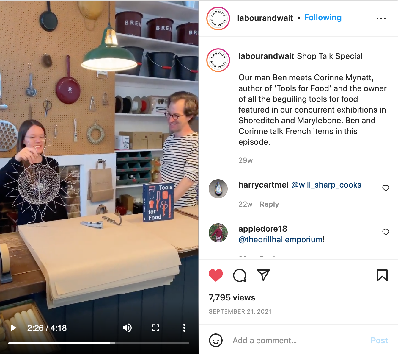 Labour & Wait / London Design Festival