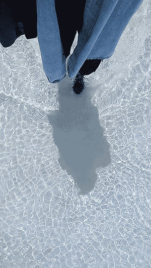 Walk on water at Jeju Stone Park