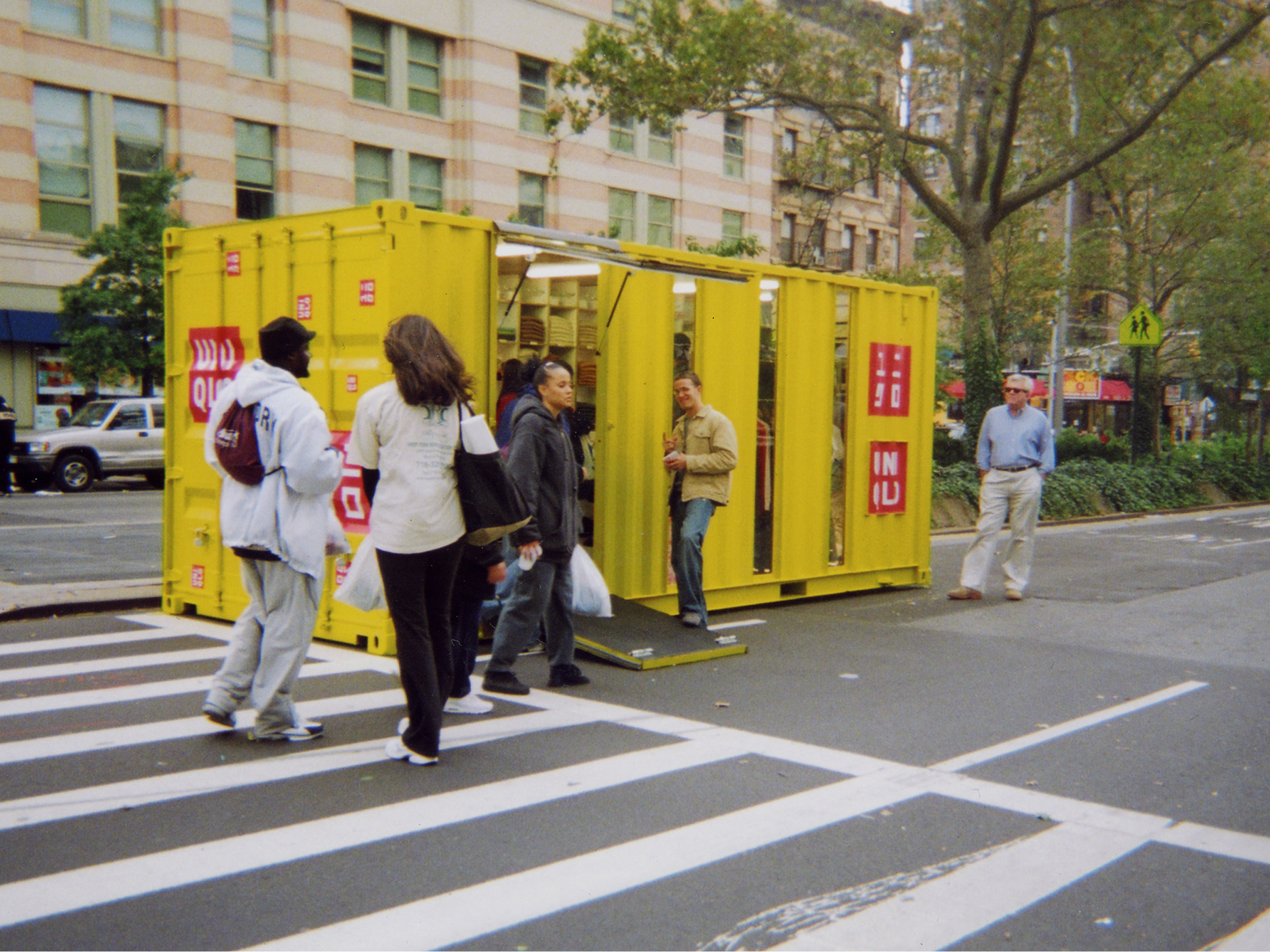 UNIQLO Pop-Up store at Union Square station, A UNIQLO assoc…