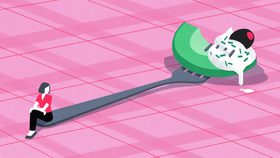 weight gain Illustration María Hergueta