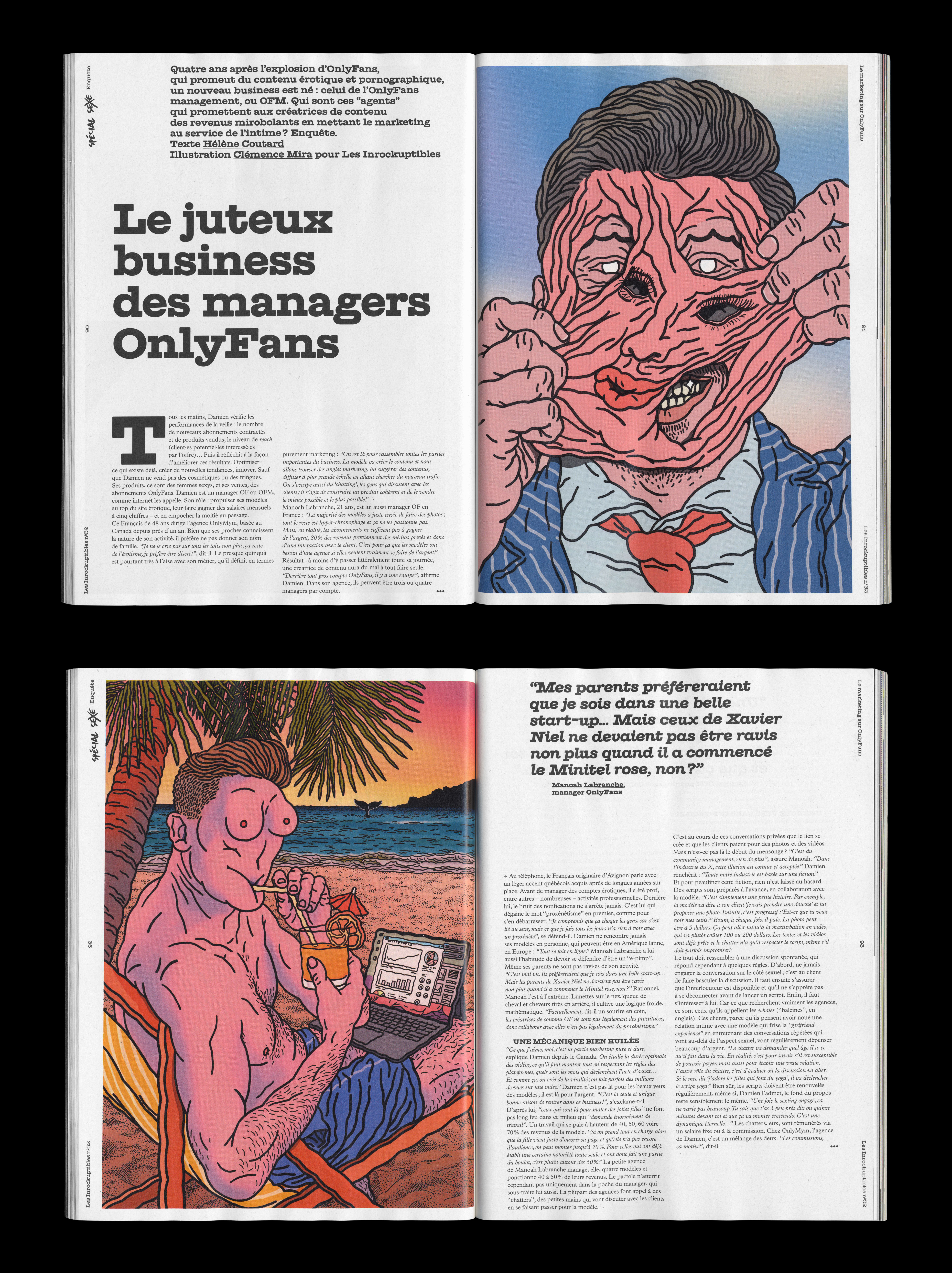 Les Inrockuptibles - on OnlyFans management agencies 