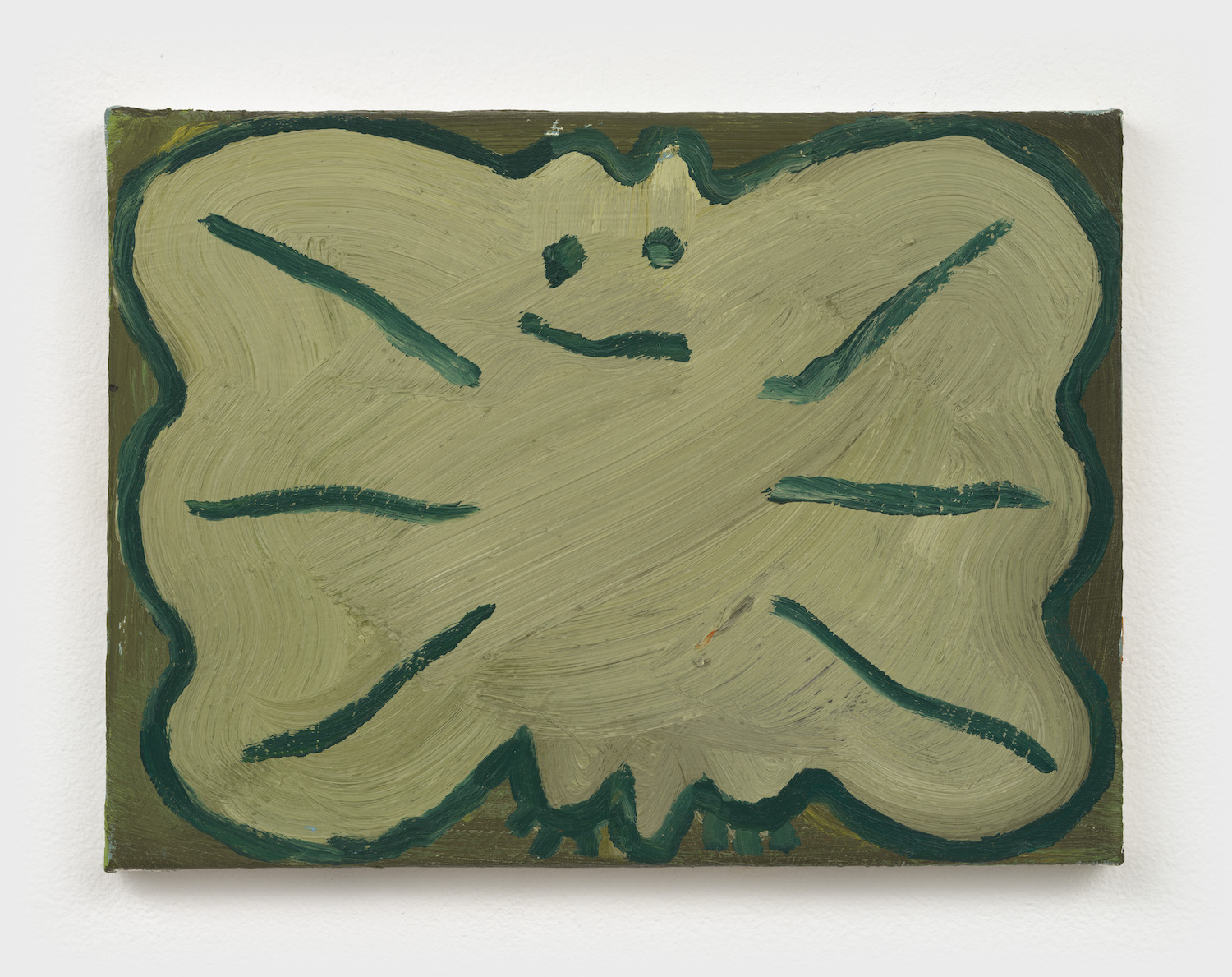 Matt Jones, Bat, 2023, Oil on canvas, 9 x 12 in. $1,400