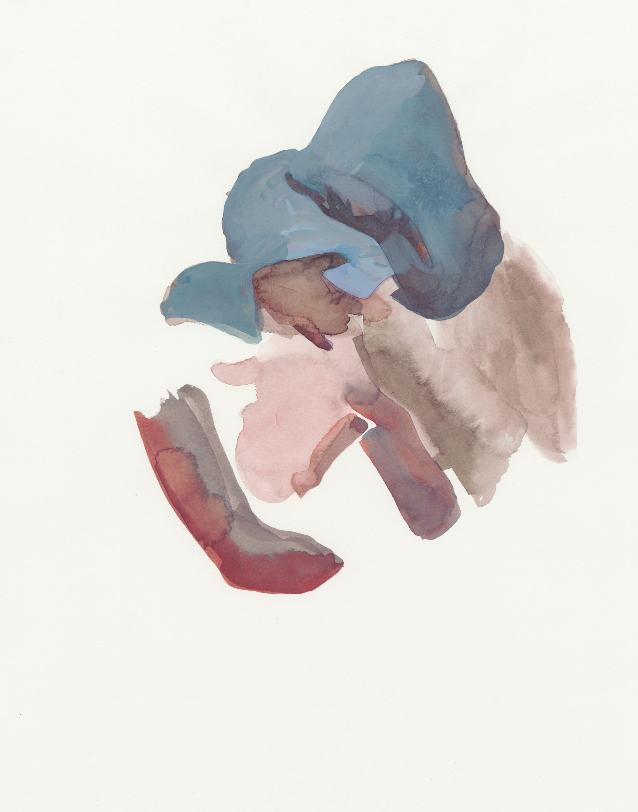 Plague 14x11 colored pencil and watercolor on paper 2017