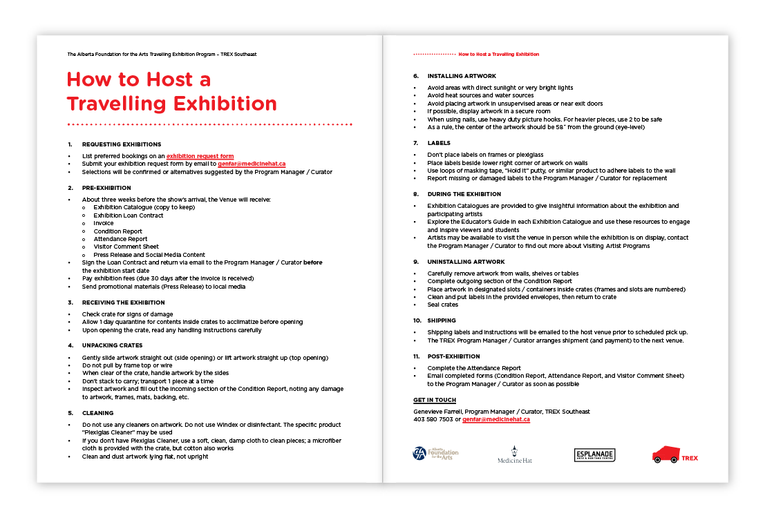 How to Host a Travelling Exhibition