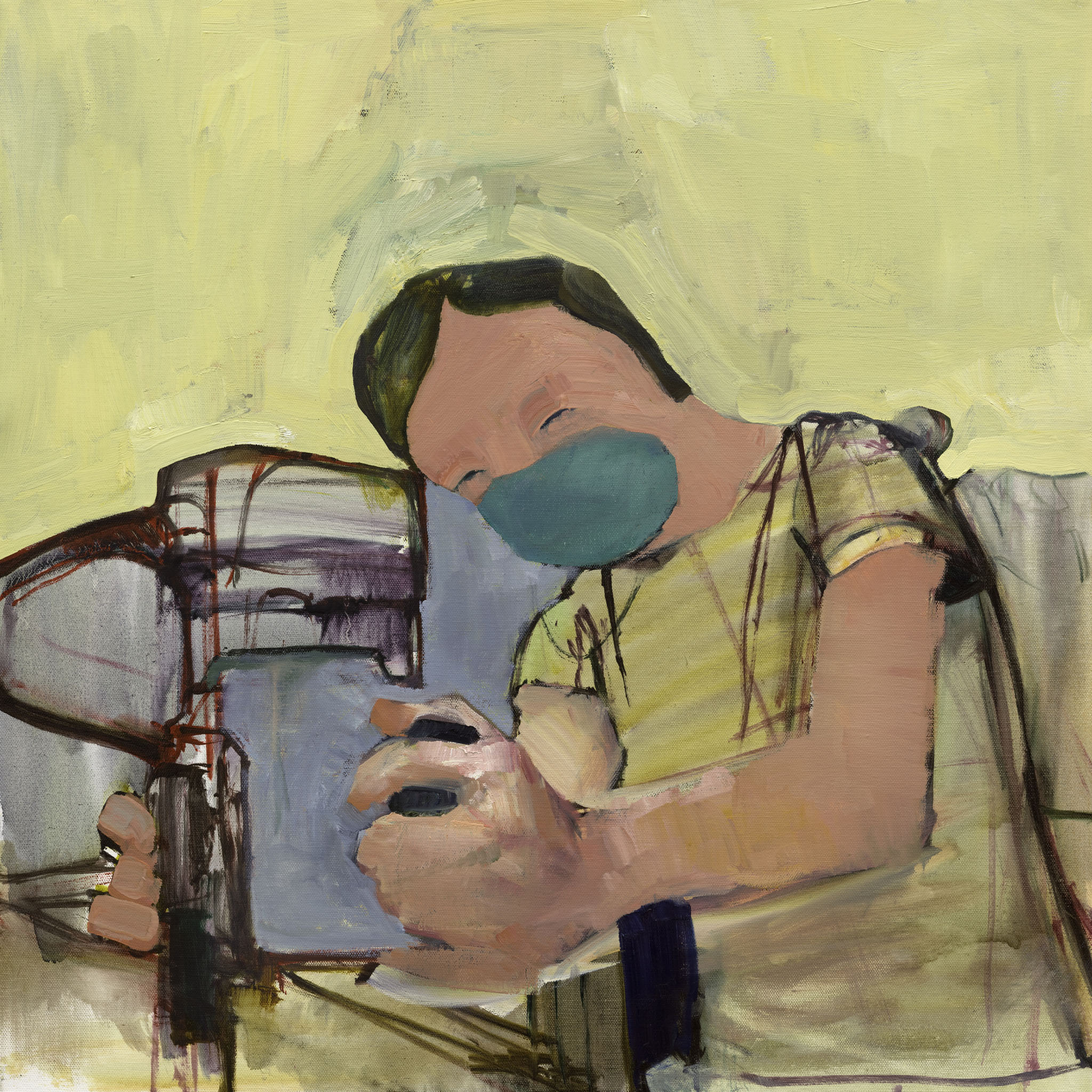 Work 24x24 oil on canvas 2007