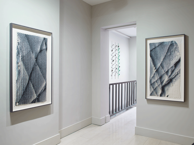 Installation View A Coin in Nine Hands - Part 5: Alice Channer (Carapaces) Photo: Stephen White
