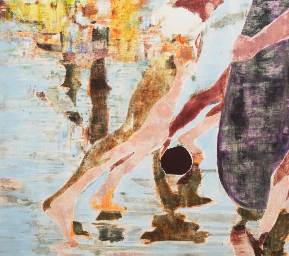 Our father’s effect, 2015, oil on linen, 86.5cm x 96.5cm. Photographer: Simon Strong