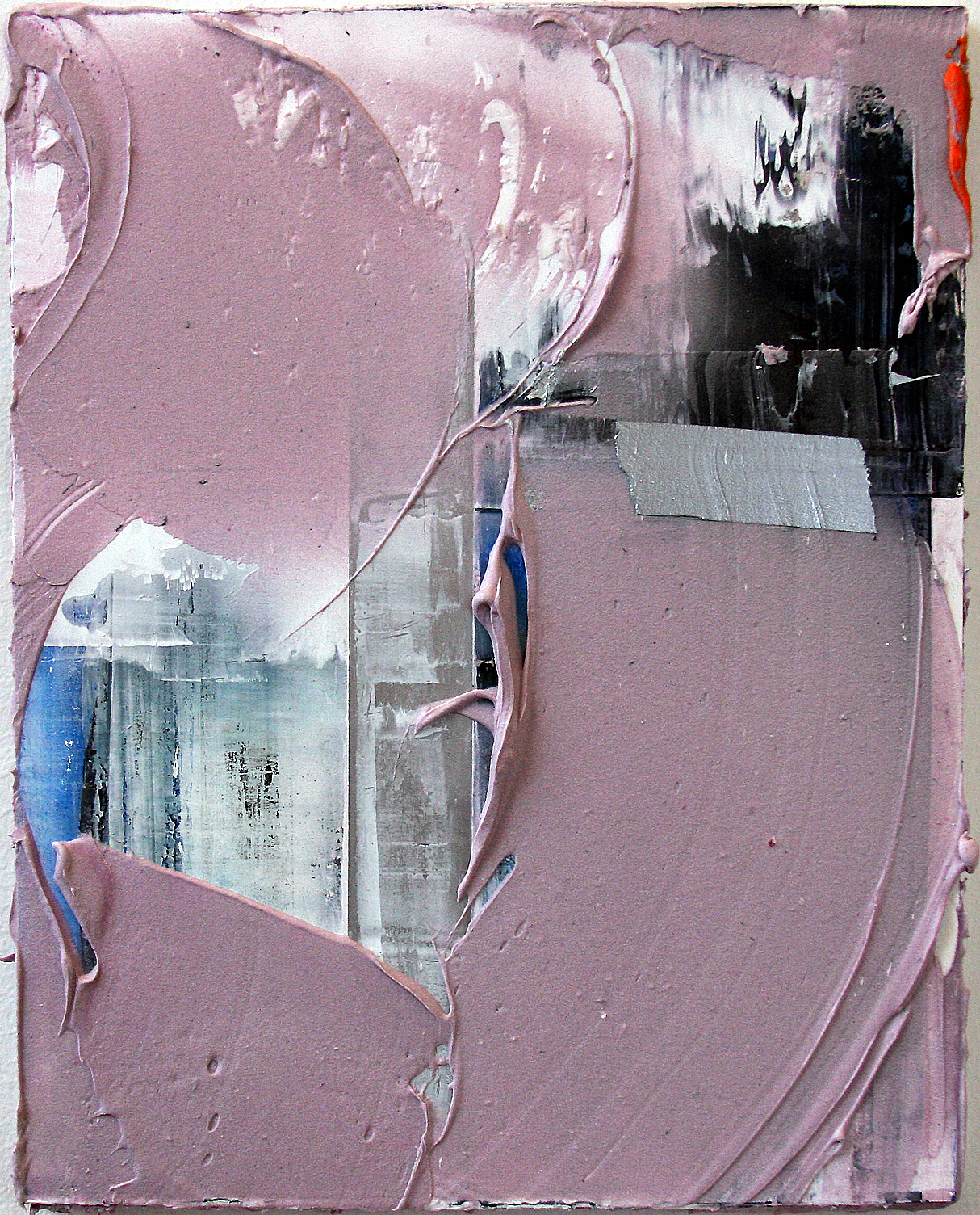 Untitled, acrylic on board, 12" x 9", 31 x 23 cm 