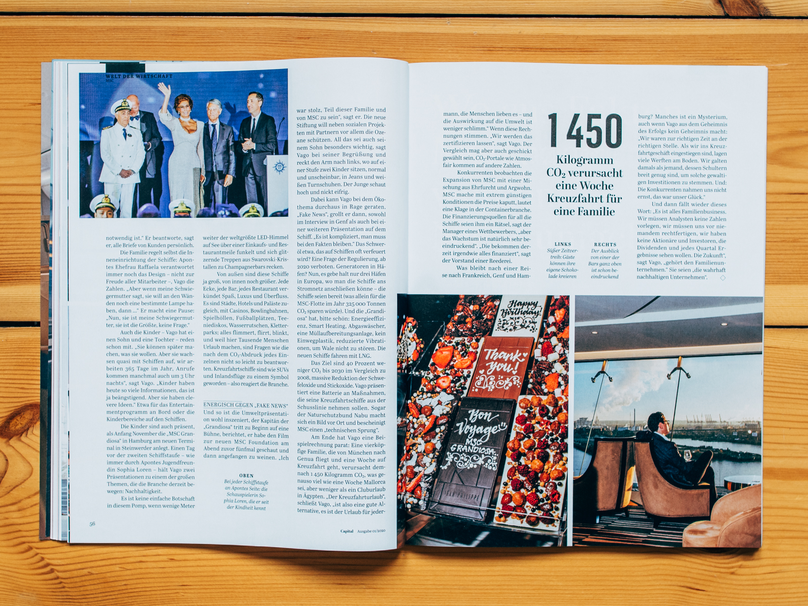 CAPITAL / MSC Cruise Ship Reportage / Januar 2020