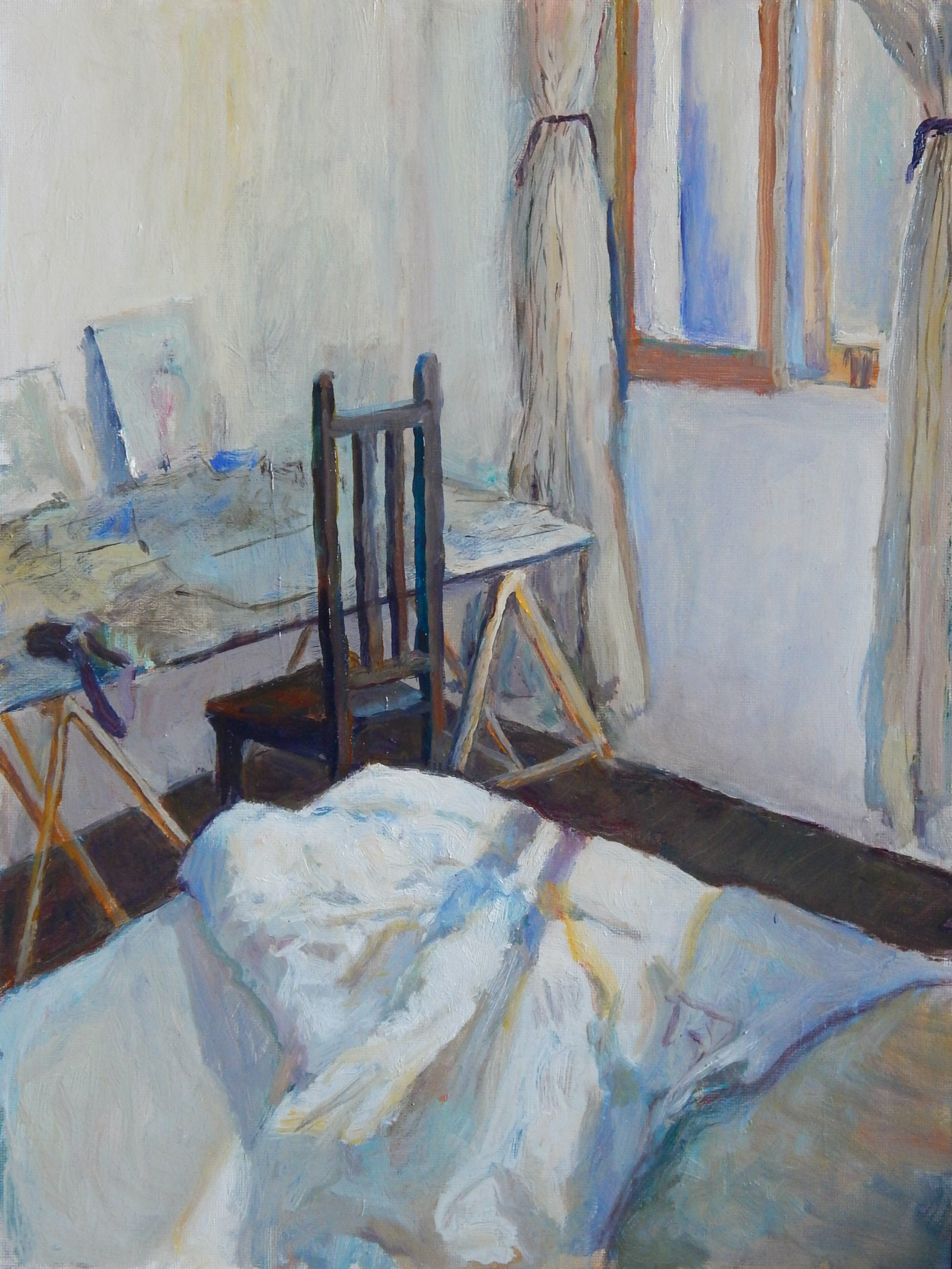 Interior - 30x40 cm - óleo sobre tabla