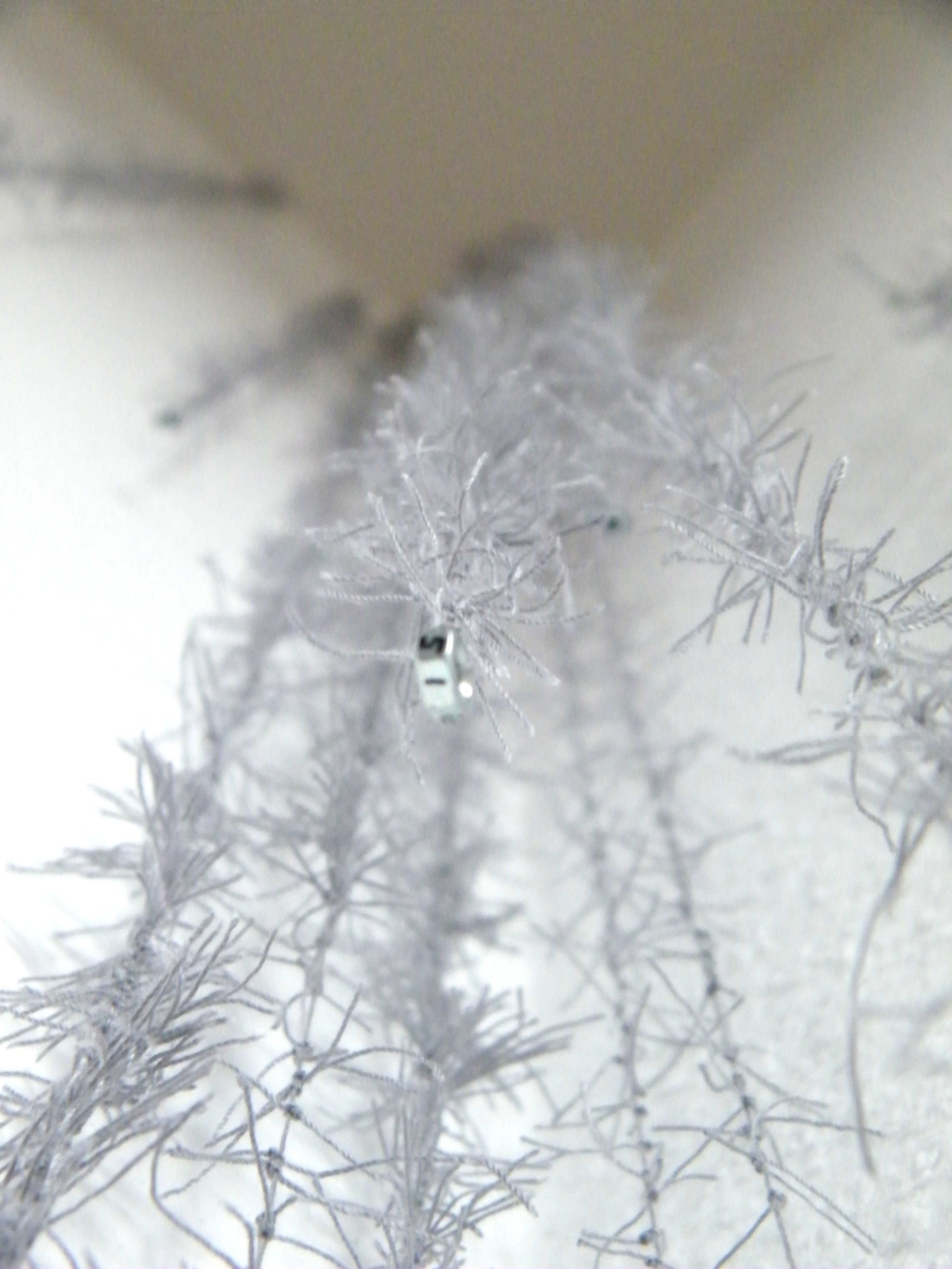 Elise Schaller, TRACES, Fadeninstallation, 2016 - Heute, 21.216 Knoten für die Vermissten und Toten im Mittelmeer (Stand : 20.6.21)