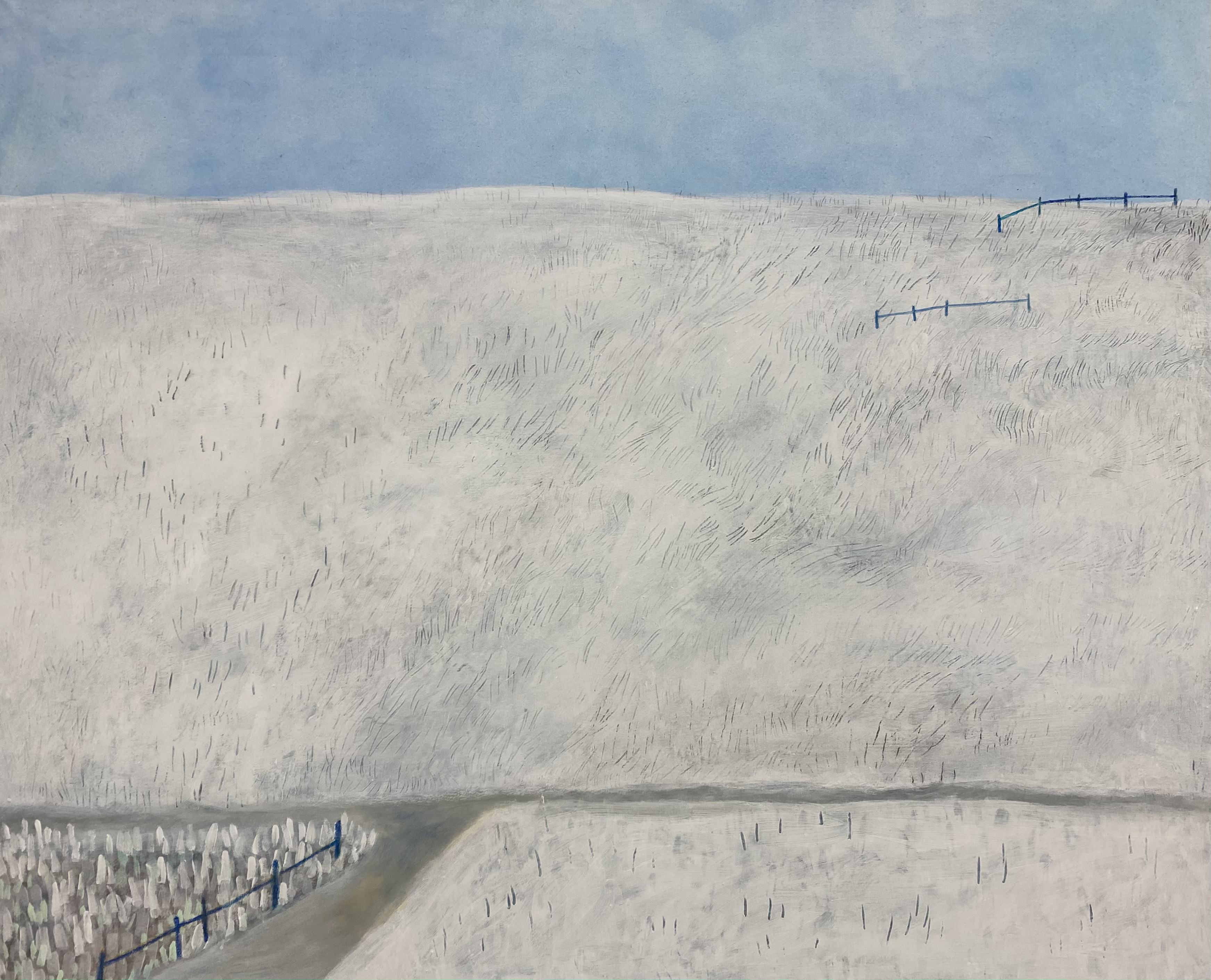 Winter Trip, Acrylic on canvas, 110cmx90cm, 2022