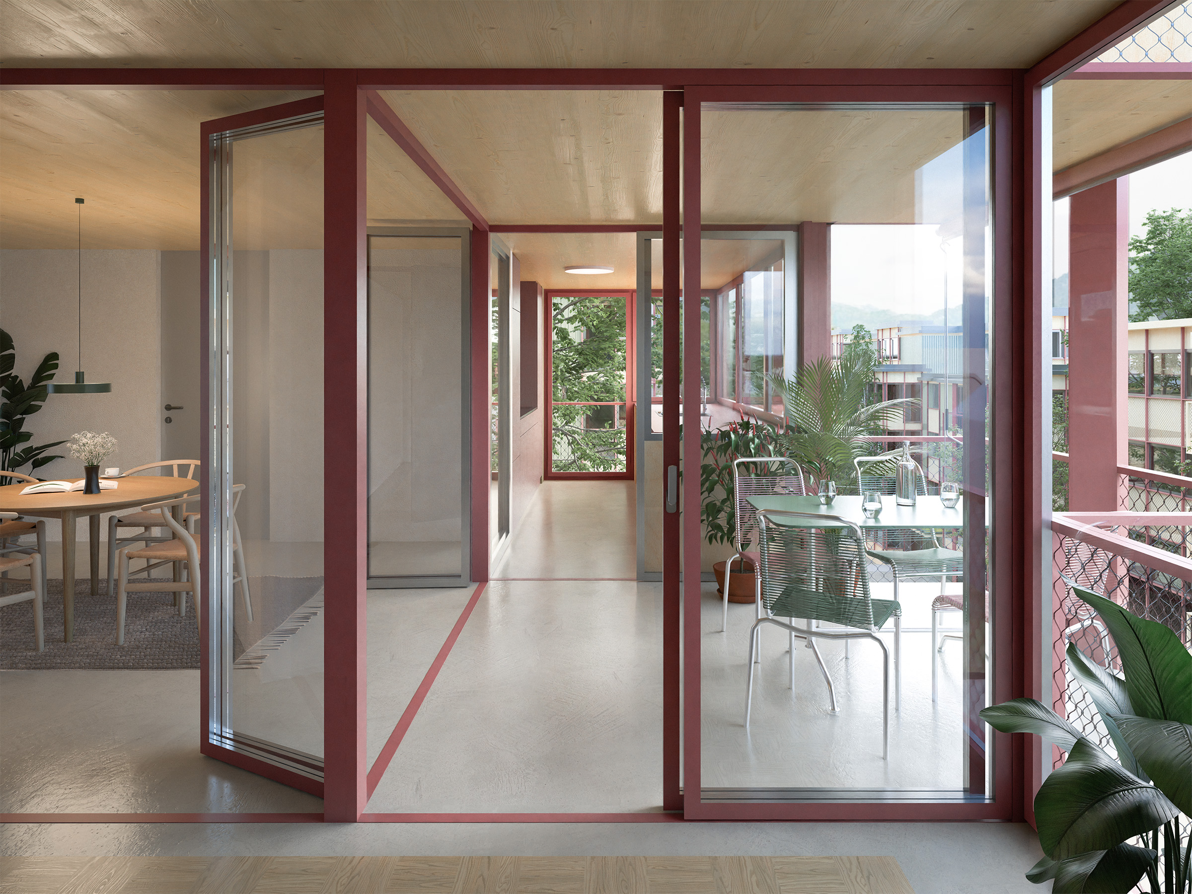 Wohnüberbauung am Rain, Luzern / Wettbewerb / Sauter Schmid Architekten 