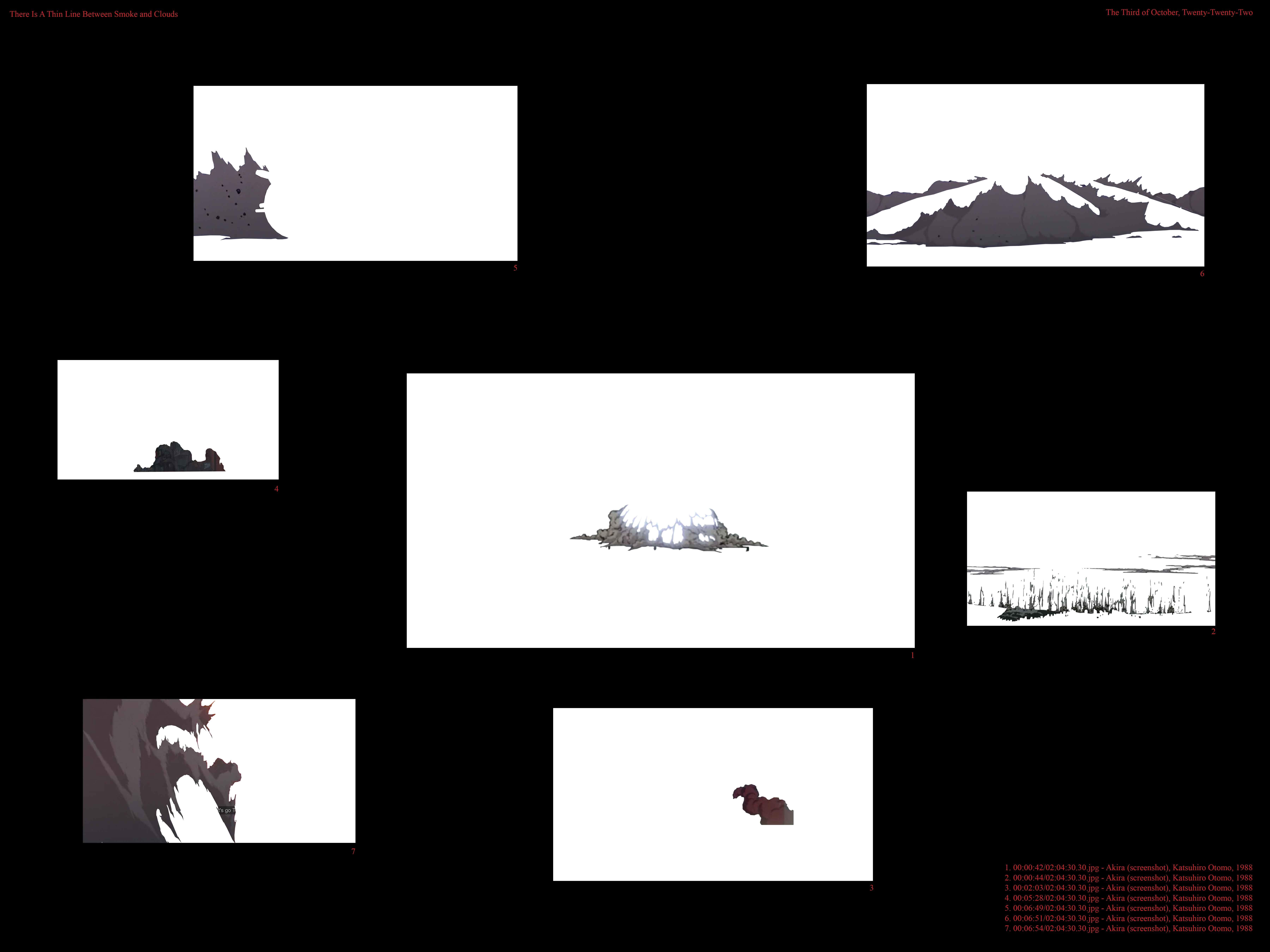 THERE IS A THIN LINE BETWEEN SMOKE & CLOUDS