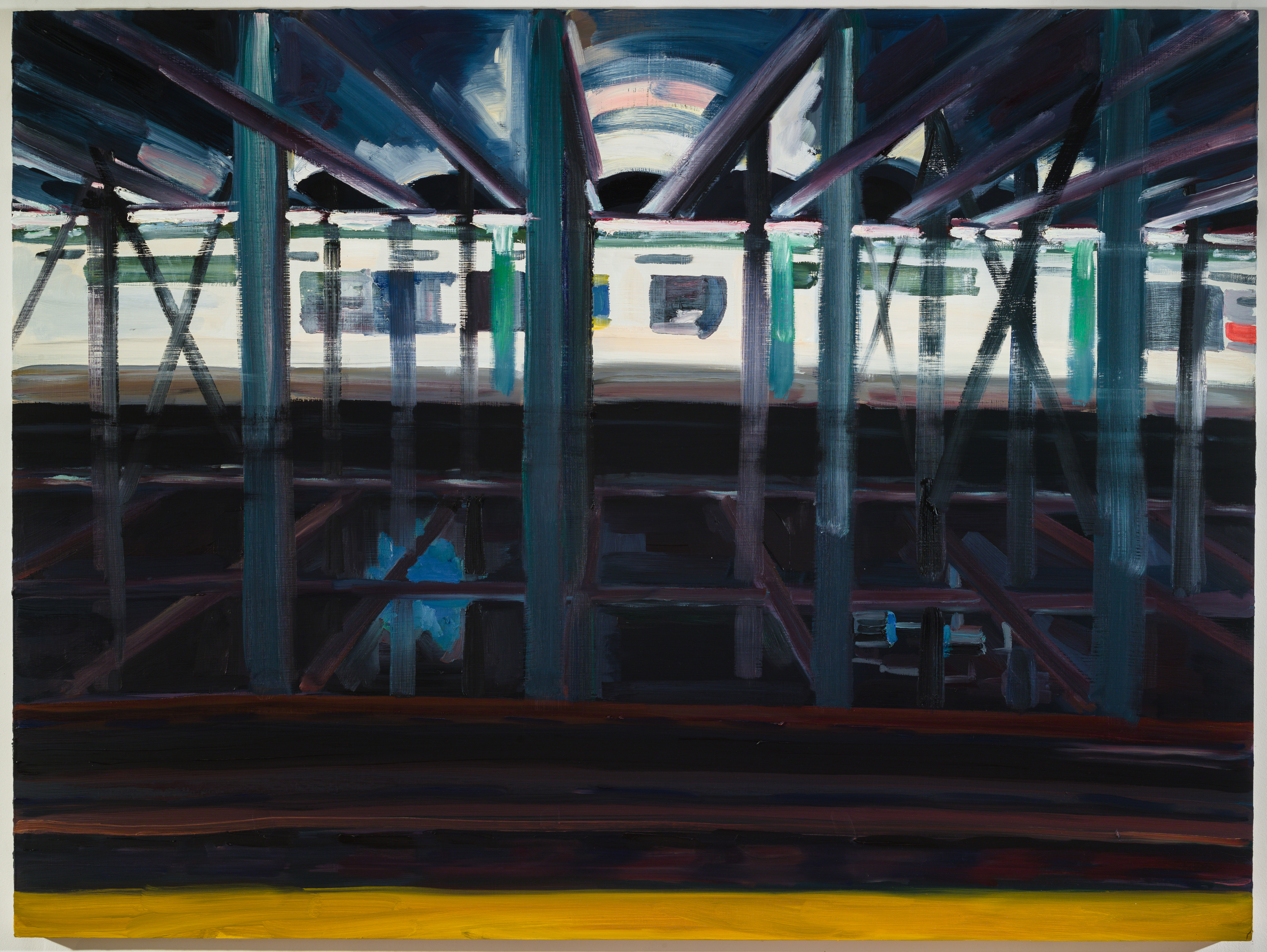 Underworld, 2015, 36 x 48 in, Oil on panel