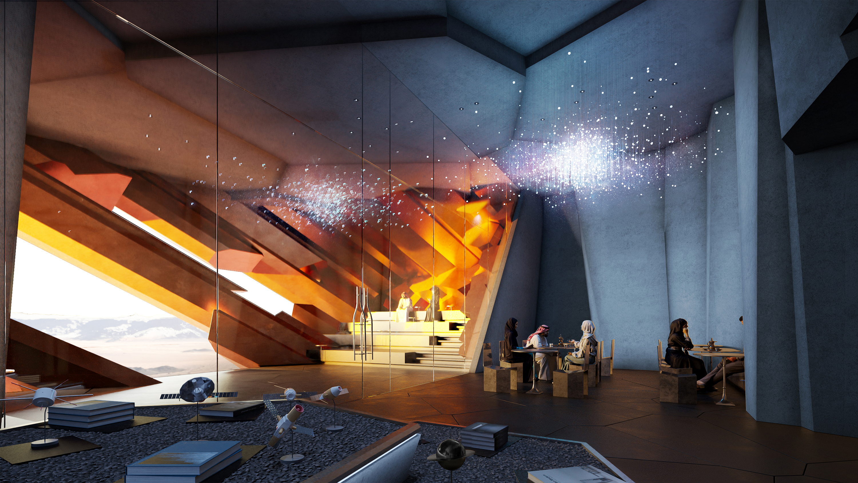 Café Interior Rendering @Playtime
