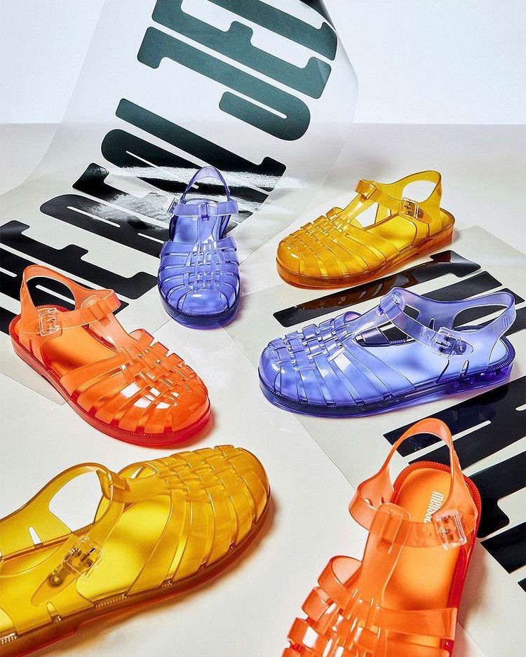 Fake melissa sale jelly shoes