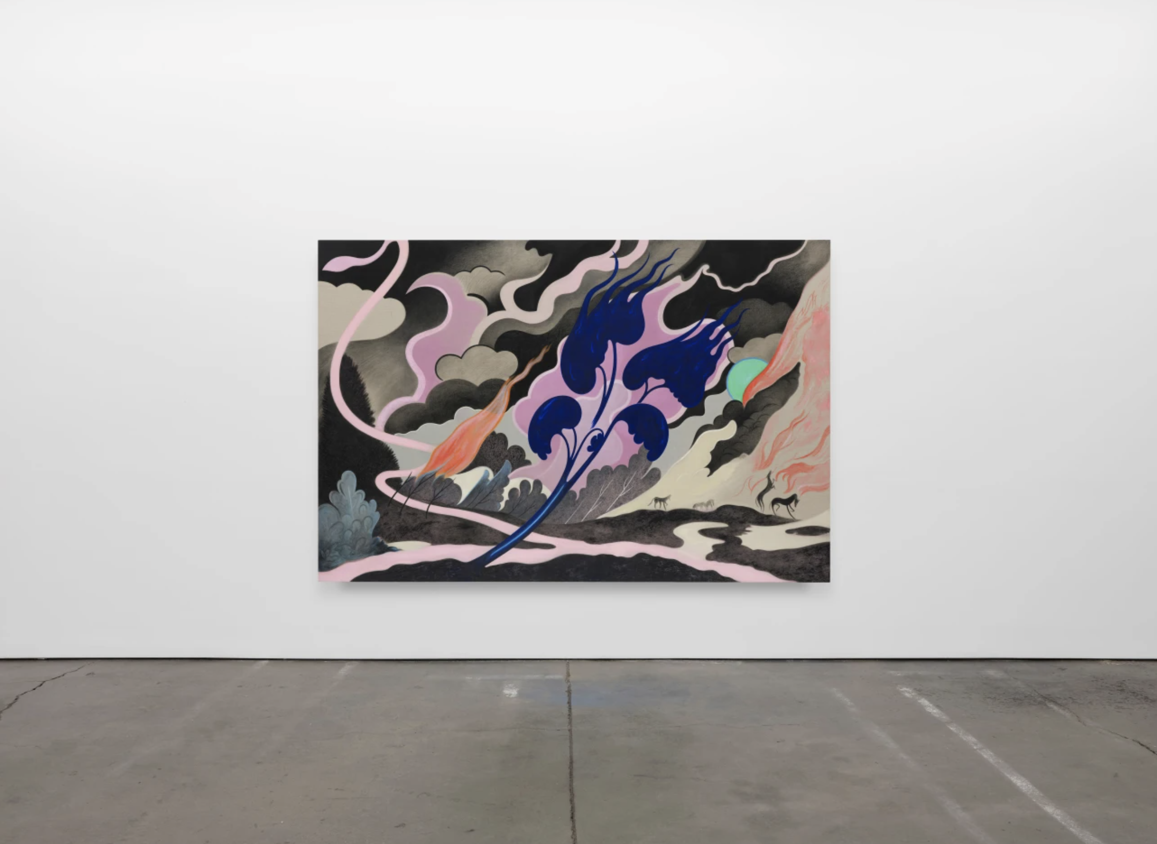 "California Landscape #1" (installation view) Courtesy Altman Siegel