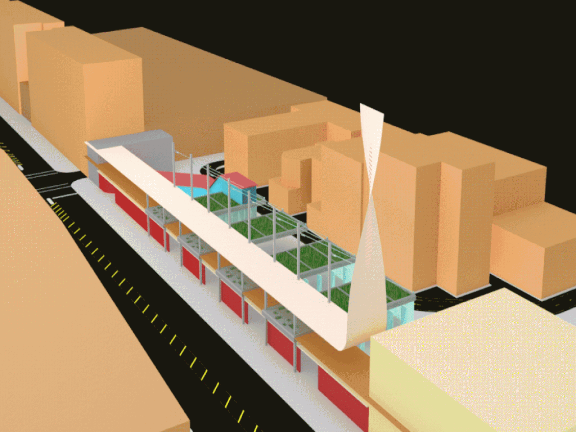 Marché Voyageur public market, 2015