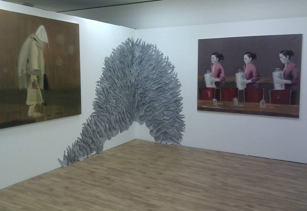 Neo Art Prize. Neo Gallery, Bolton. 2013Congress. Oil on canvas, 140 x 180 cm