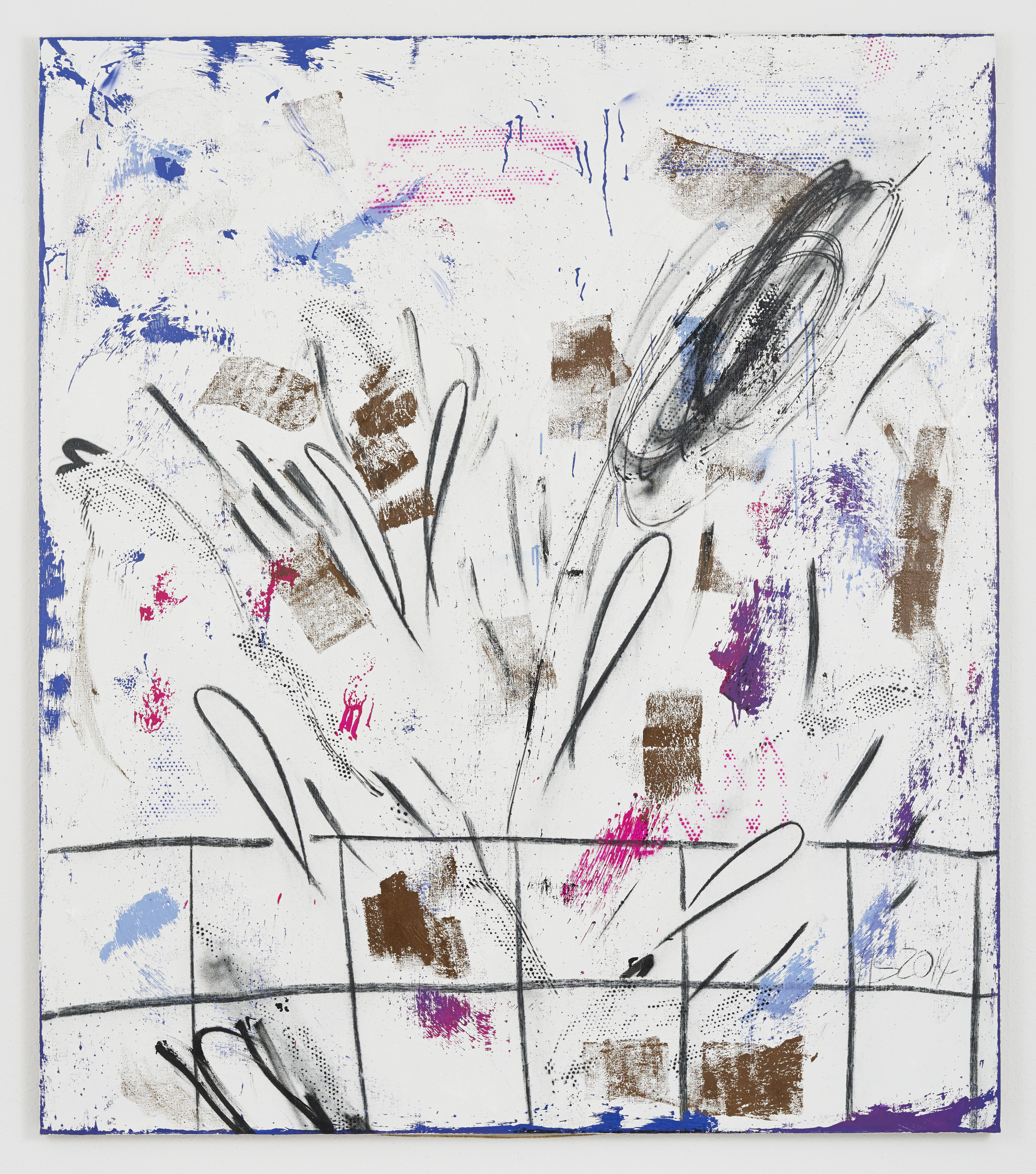 PANTONE 319 C, 2014 200 x 175cm Oil on Canvas