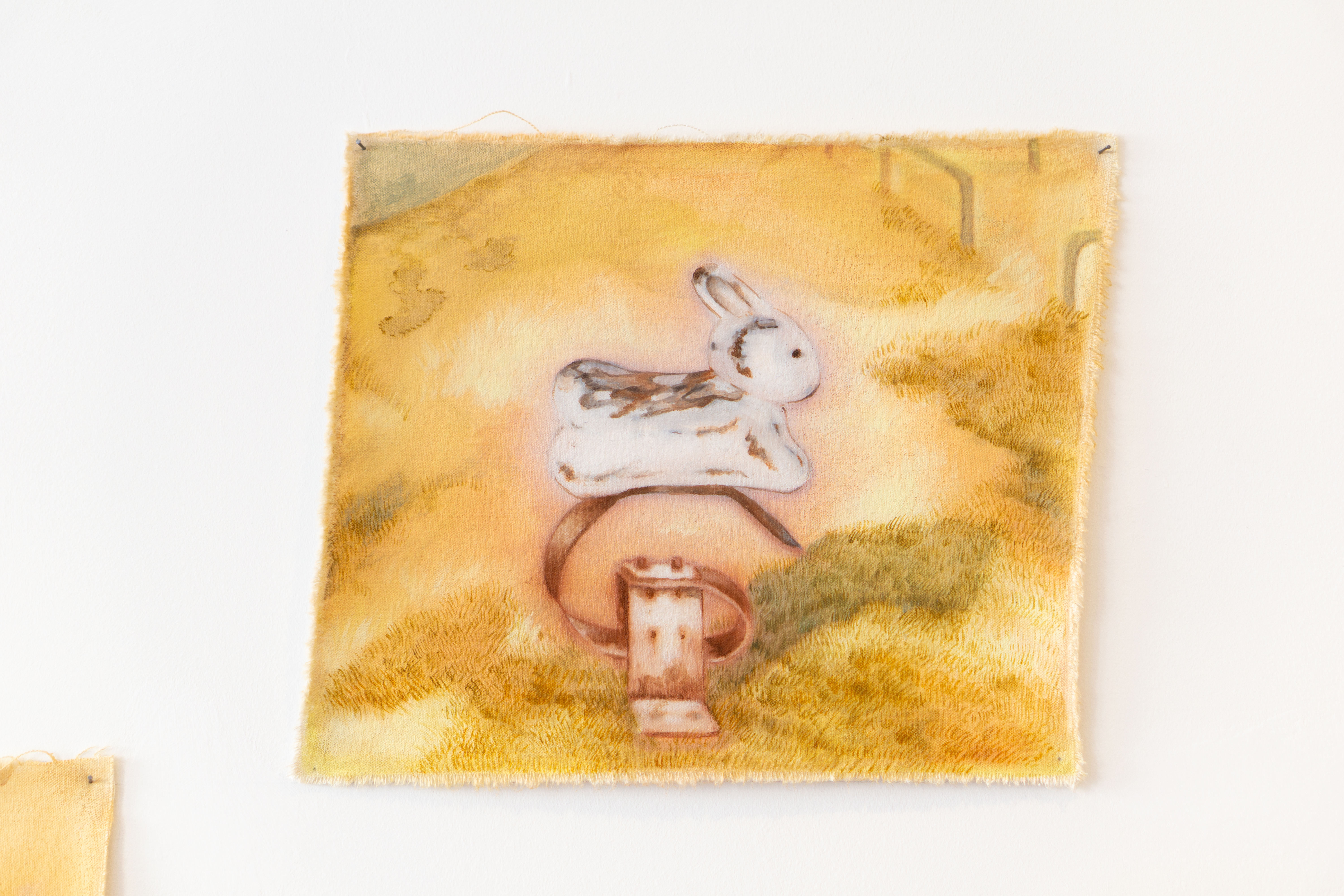 'Sixth Stop', oil on canvas, 2025. Currently in the collection of Louise Campion and Aaron Smyth.