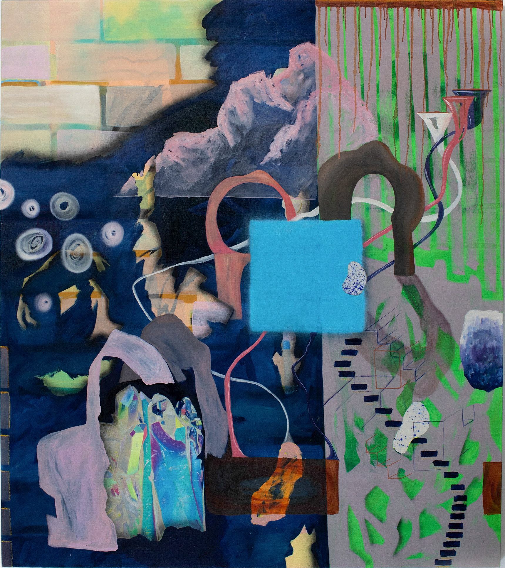 Out of the Blue, 160 x 140 cm