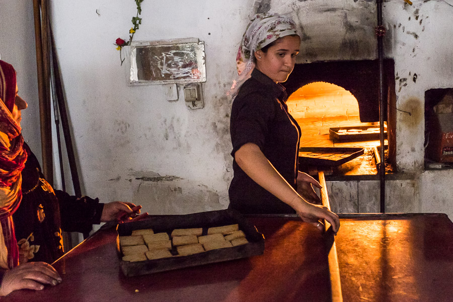 Sere Kaniya, Rojava. Mars 2014. Boulangerie coop&eacute;rative tenue par des femmes dans un but d'&eacute;mancipation &eacute;conomique.