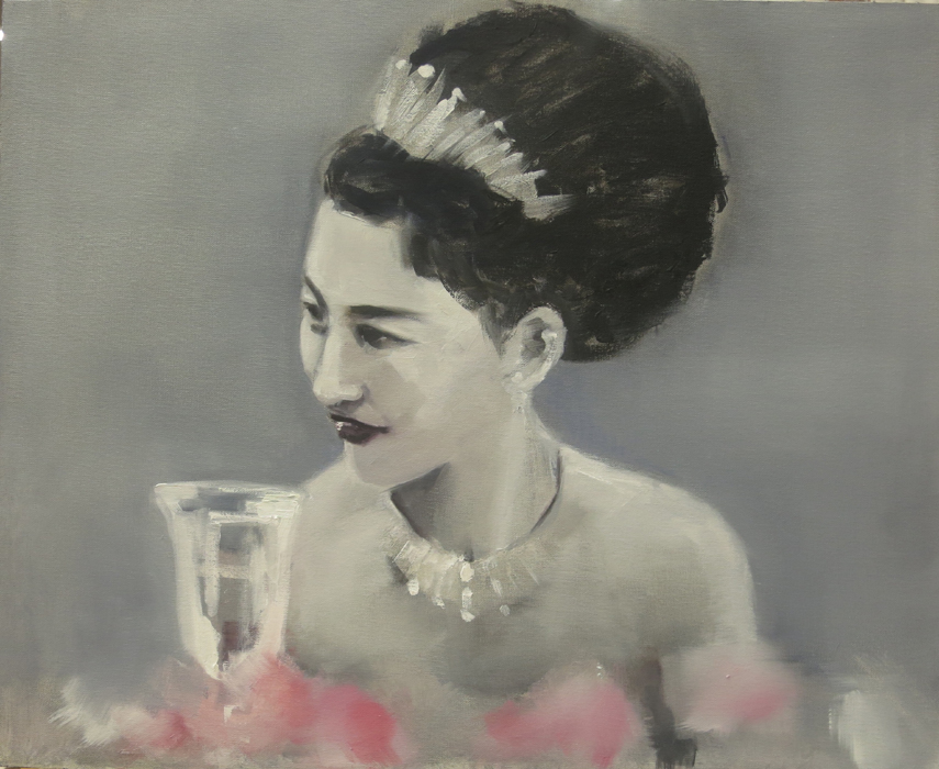 Empress I Oil on canvas on board, 50 x 60 cm.