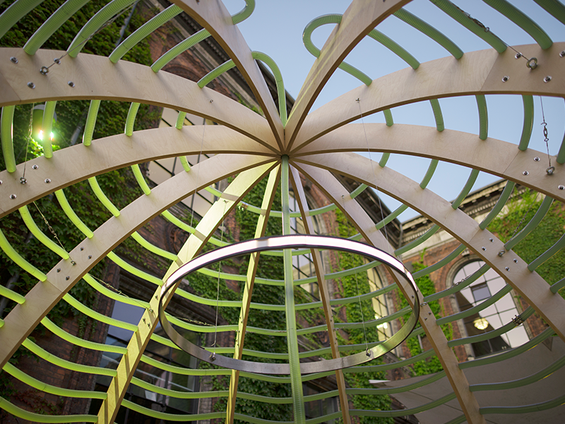 Algae Dome Pavilion, Copenhagen, 2017