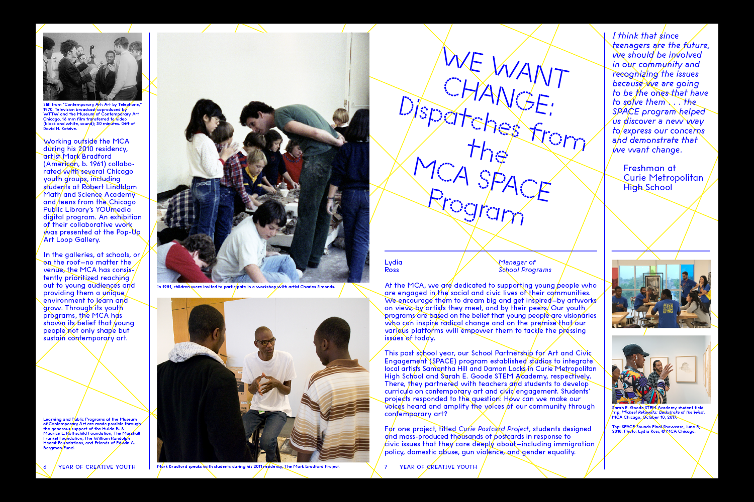 MCA MAGAZINE FALL 2018