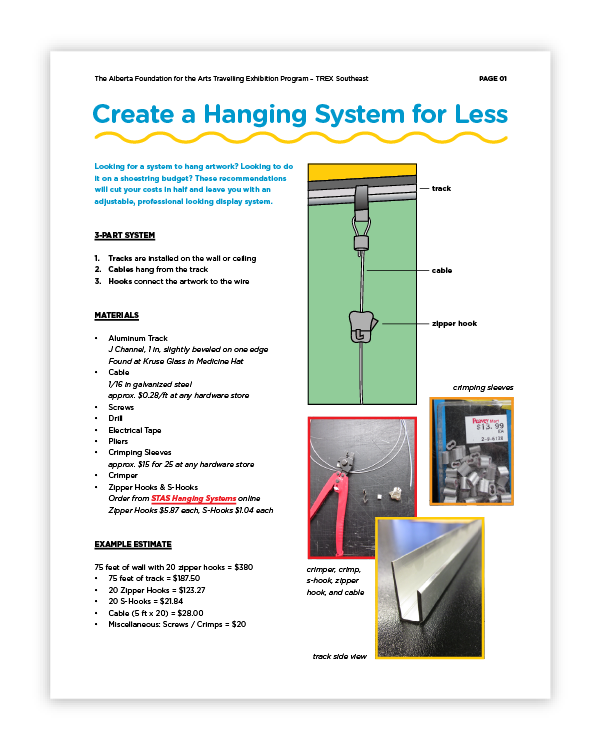 Create a Hanging System for Less