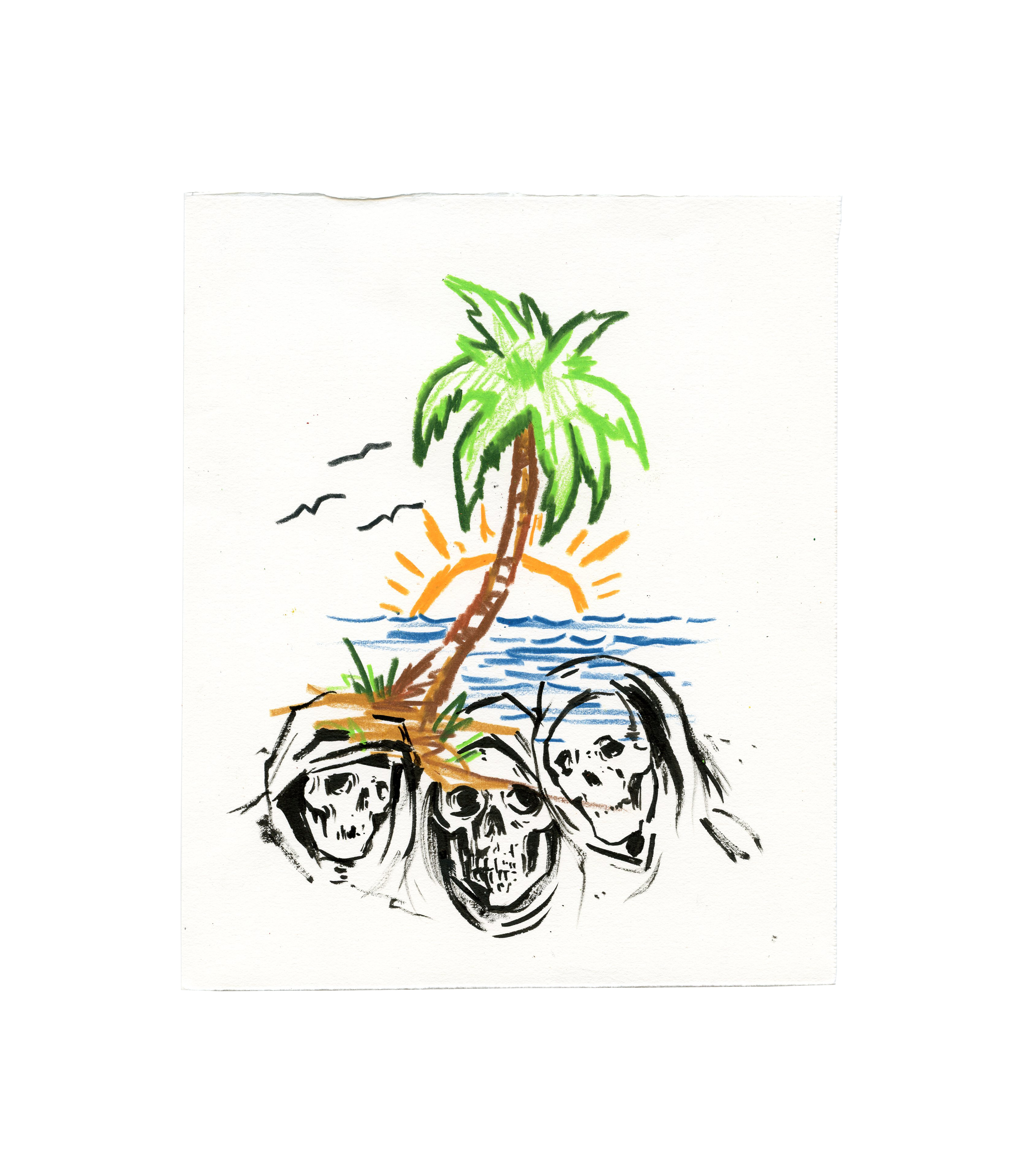 How I’m Supposed To Go,&nbsp;2021 7 x 8.5 in (17.78 x 21.59 cm)🔴