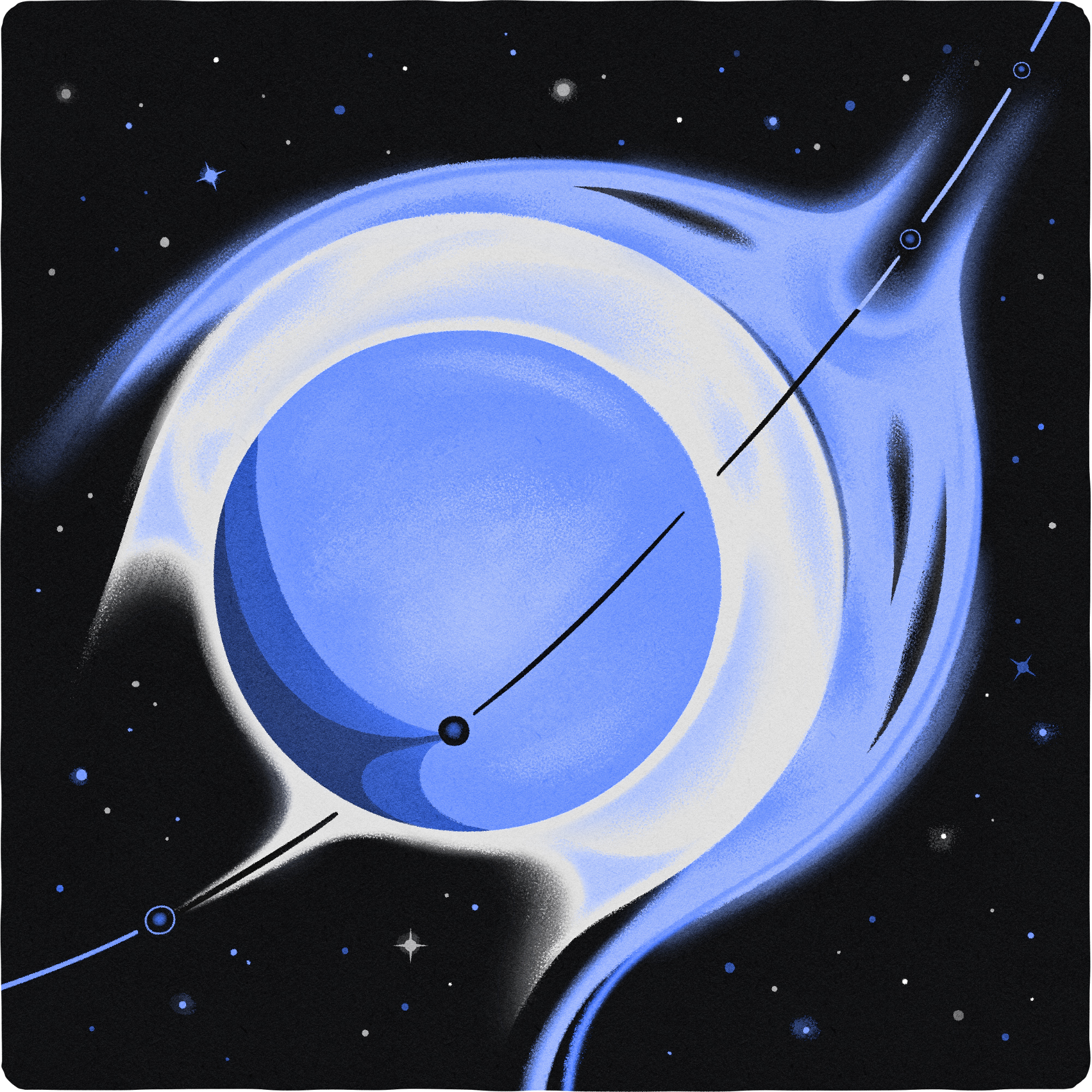 An exoplanet reveals its presence by transiting the parent star