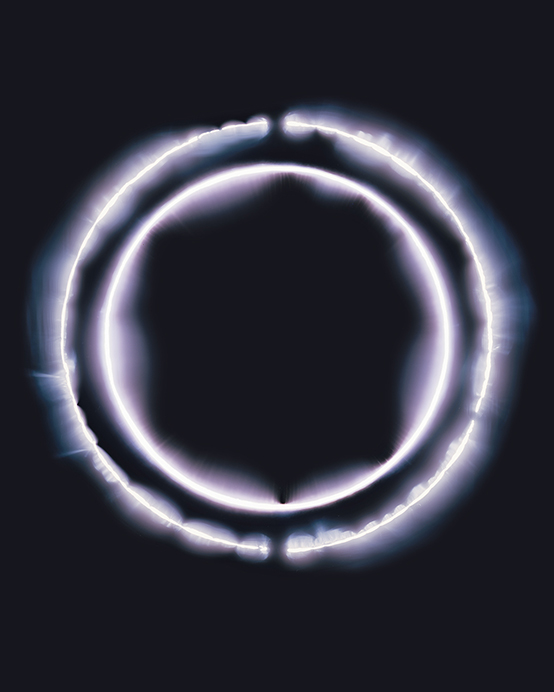 Them (Eigengrau) #52024Light drawing negative, archival pigment print, 40 x 32 inches