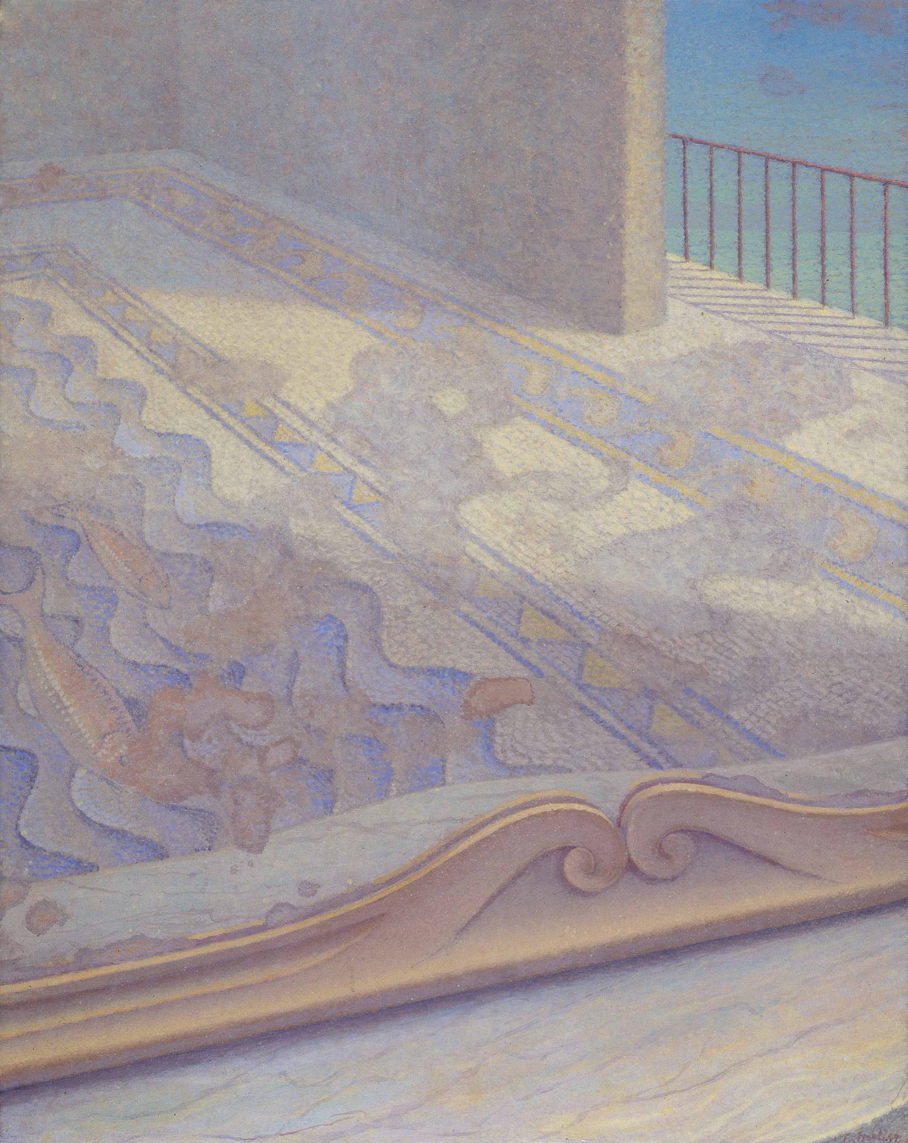 Specchio-memoria, 1992, olio su tavola, 50 x 40 cm