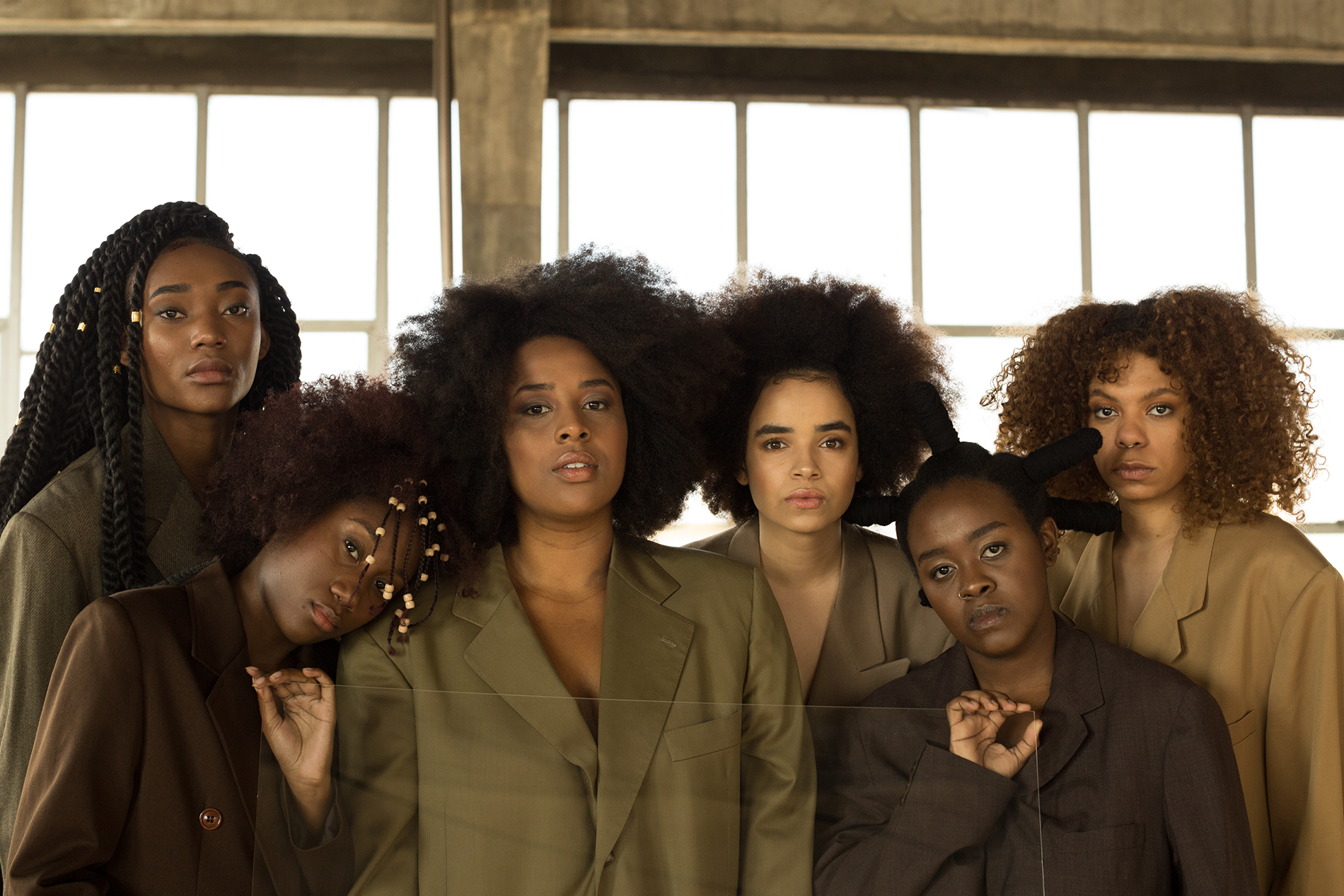 Stela Chidozie, Aguida Aguiar, Tamara Rocha, Dany Oliveira e Ananda Pires