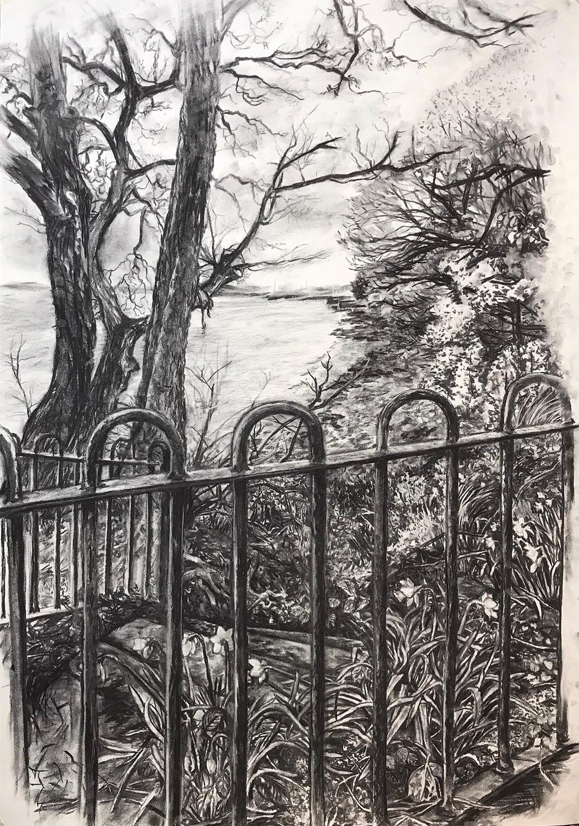 Springtime Steps to The River Mersey by Zoë Roberts