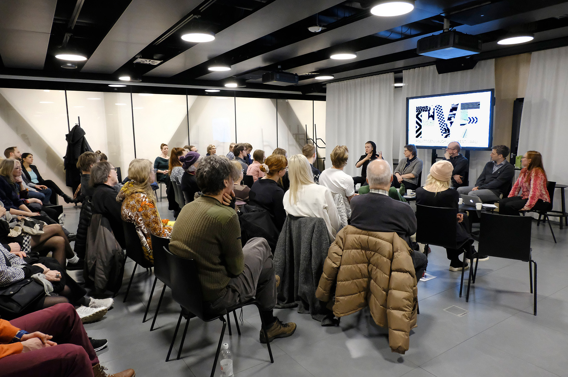 PVF 2019: Keskustelu "Voiko valokuvalla vaikuttaa?" keskustakirjasto Oodissa 28.3.2019 / Kuva: Virve Laustela, Suomen valokuvataiteen museo