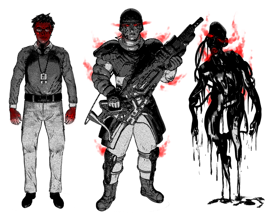 Commission for the Liminal Horror module 'The Bureau'