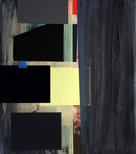 'Untitled', acrylic on board 18x16", 46x41cm 