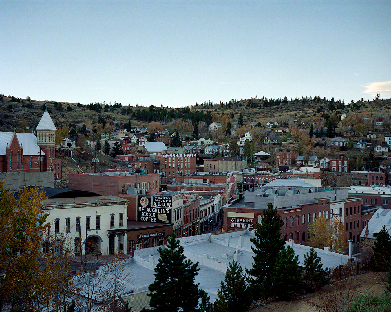 Central City, Colorado, 2012. Central City, “the richest square mile on Earth” is one of the most famous cities linked to the gold rush of the 19th century. As the mineral extraction became less profitable, Central City started its conversion from mining to gambling town and it now hosts several casinos