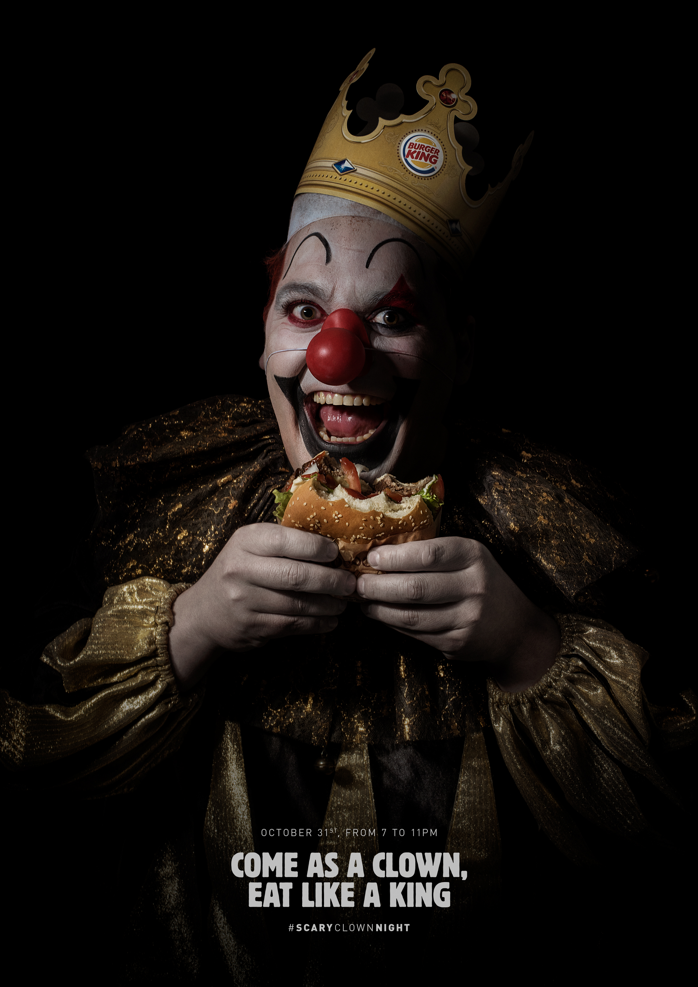 Burger King Scary Clown Night Alvaro Palma