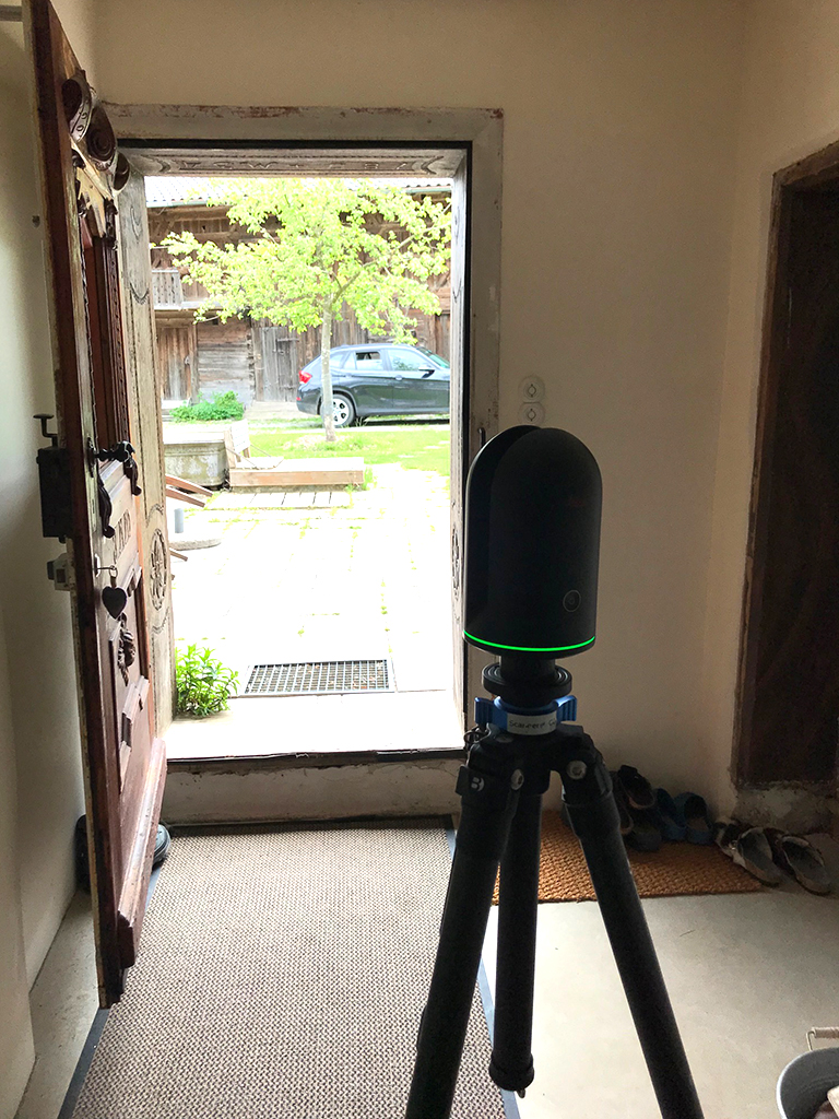 3D-Scan des Gebäudes