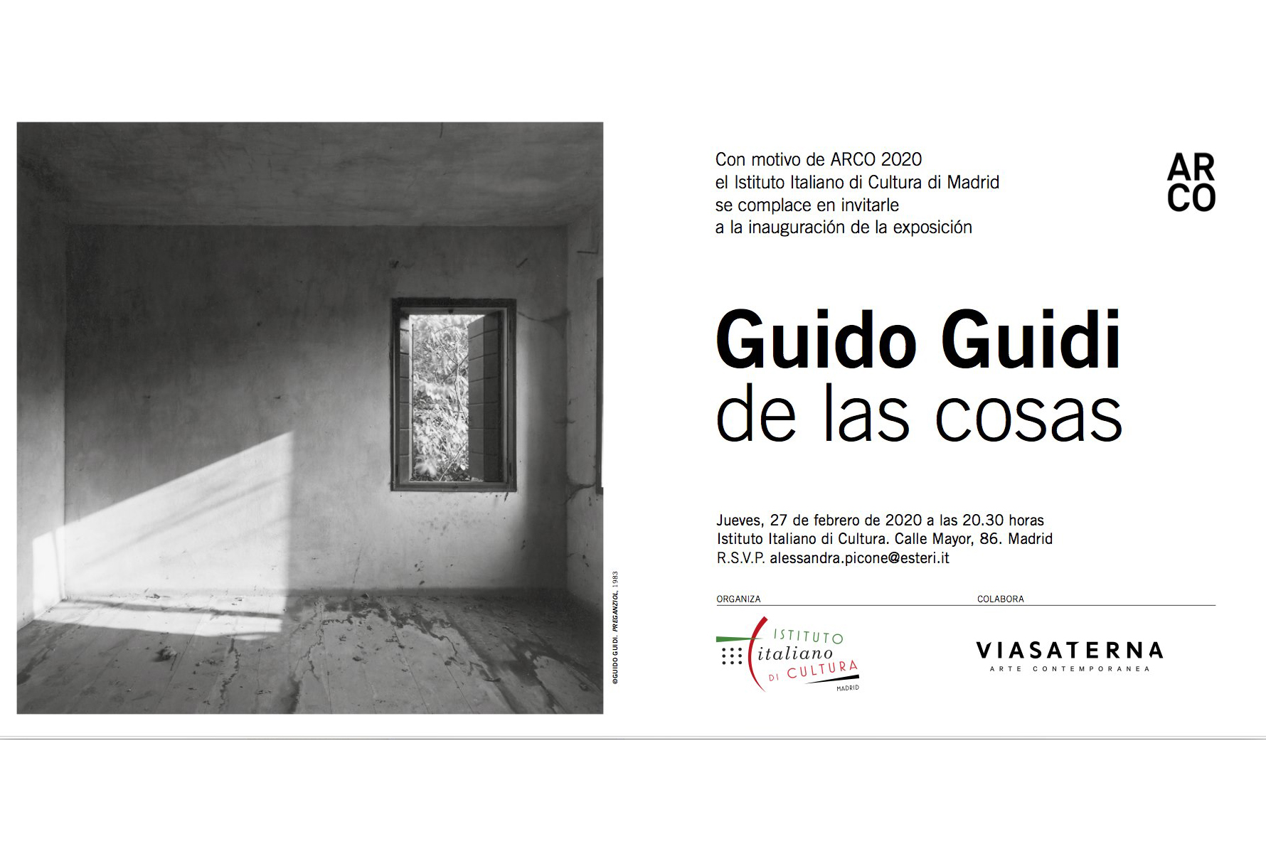 Guido Guidi IIC Madrid