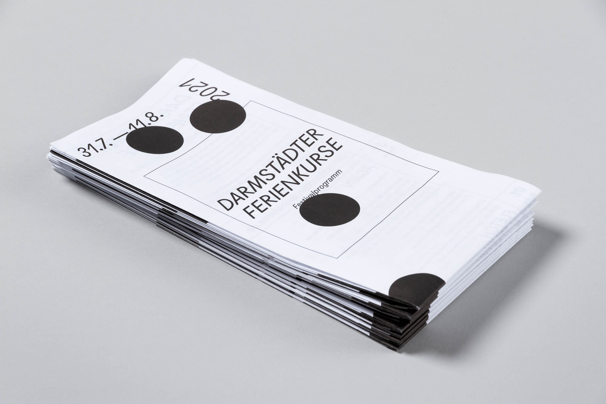 Visual Identity for Darmstädter Ferienkurse 2021 (with Basics09)